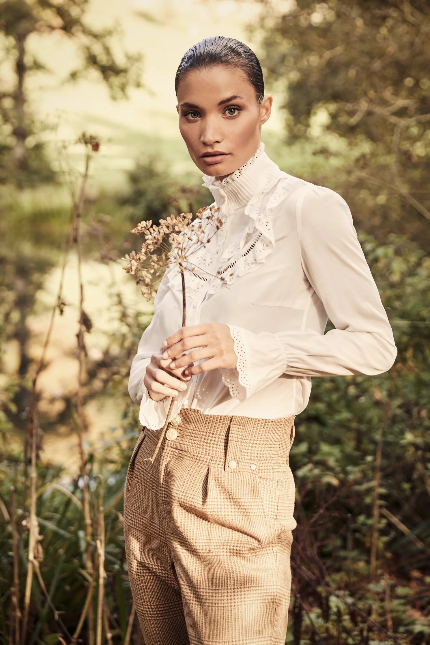 Audley Lace Blouse (White)