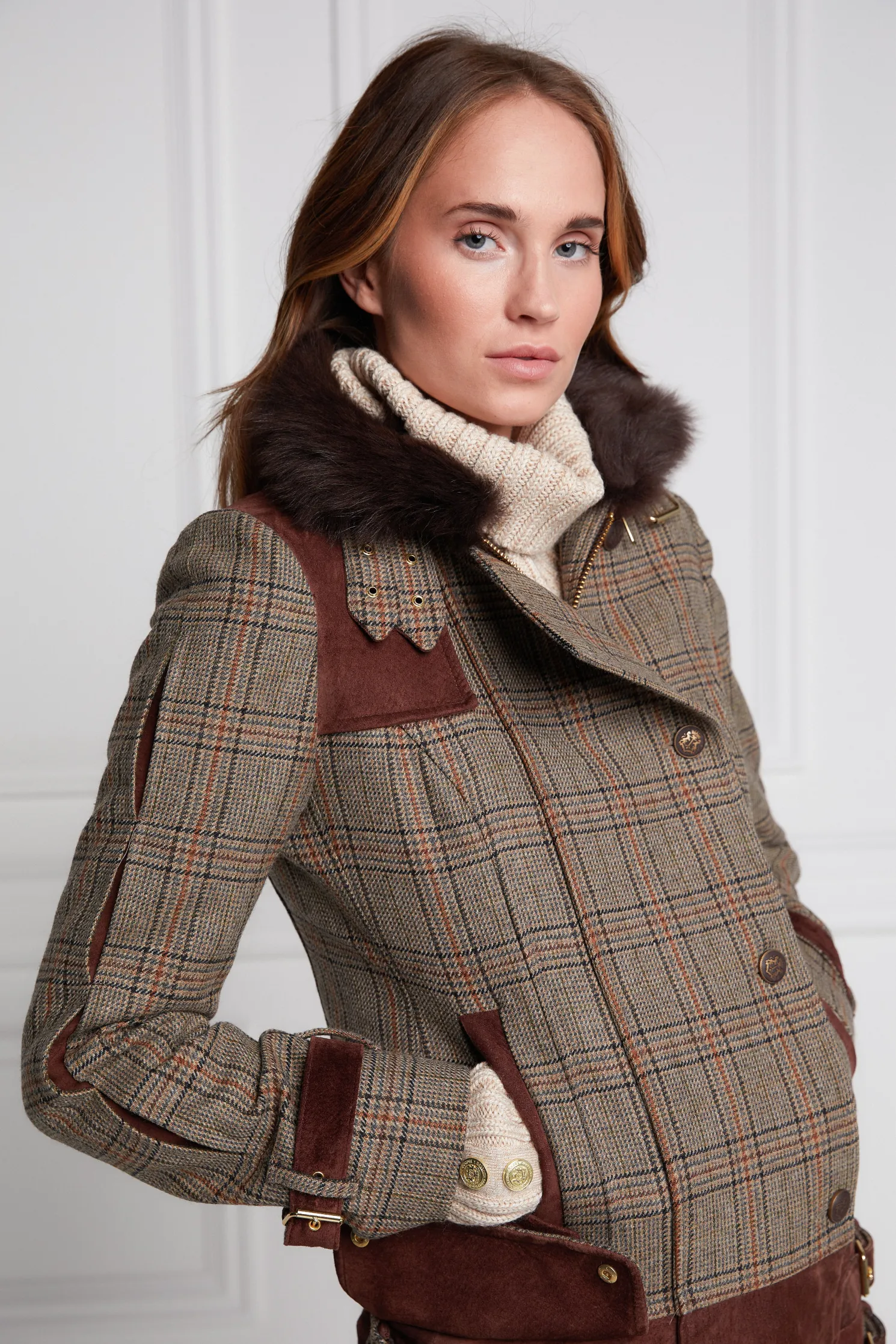 Balmoral Field Jacket (Bourbon Tweed)