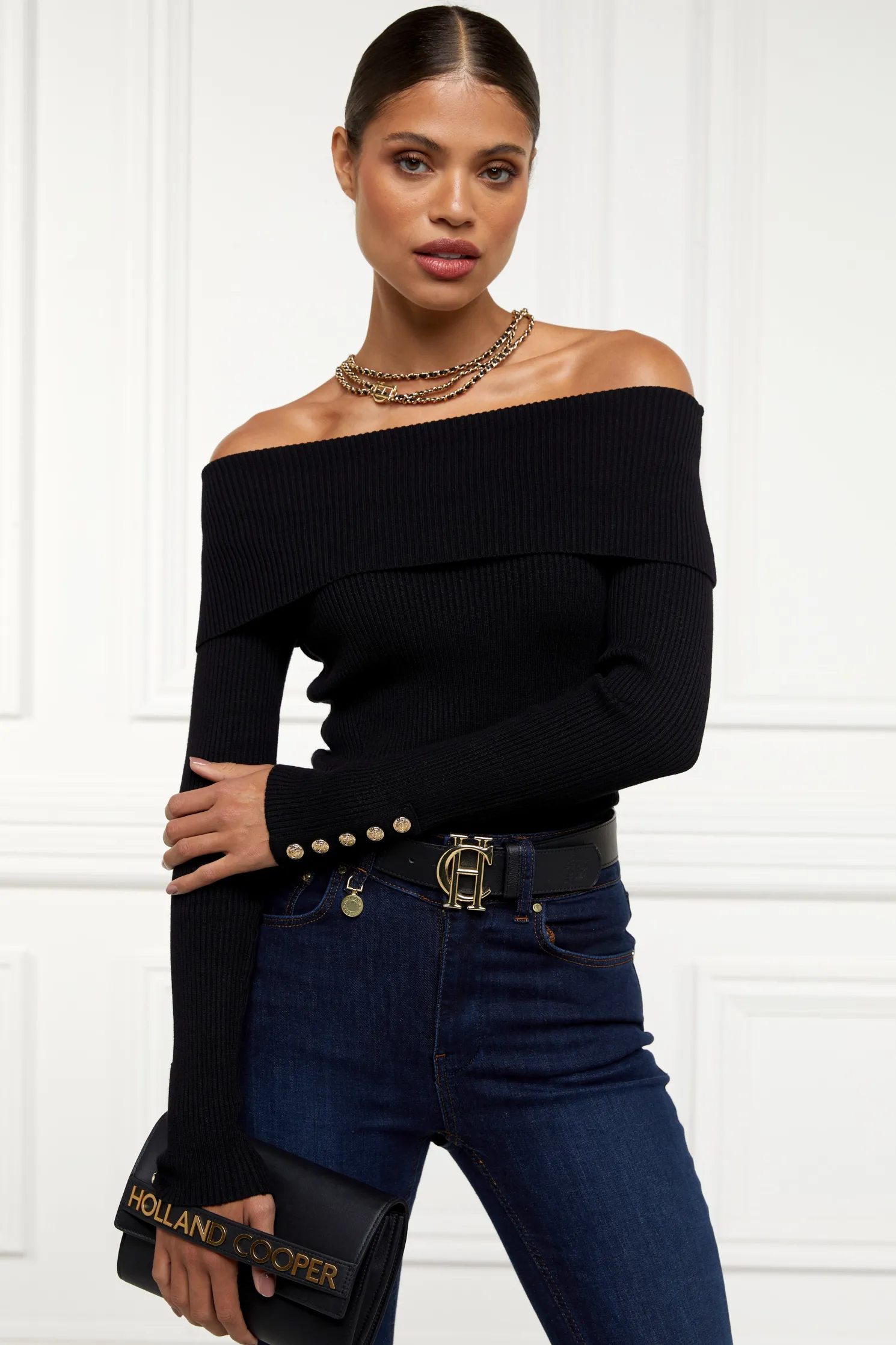 Bardot Knit (Black)