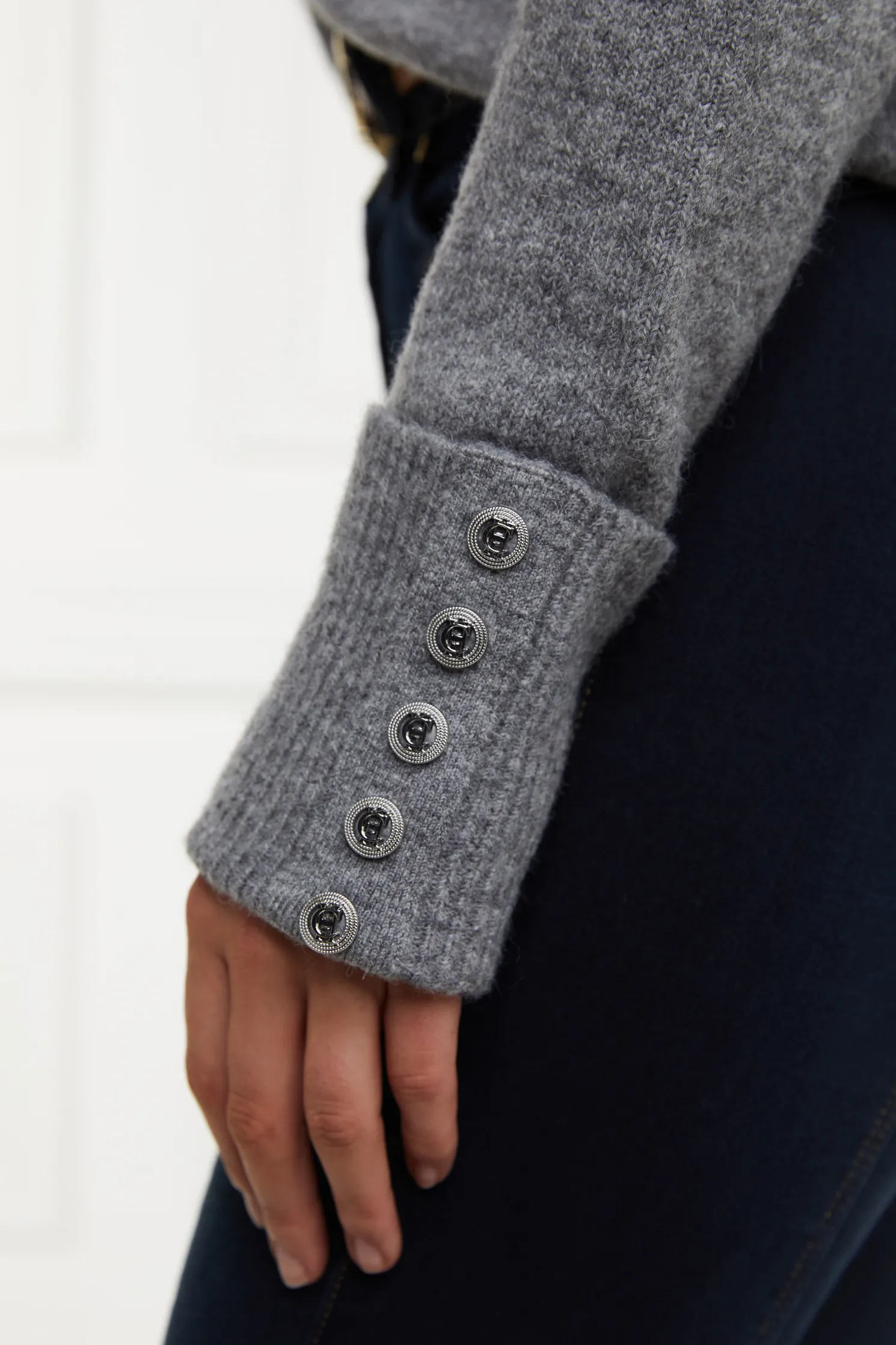 Beatrice Knit (Dark Grey Marl)