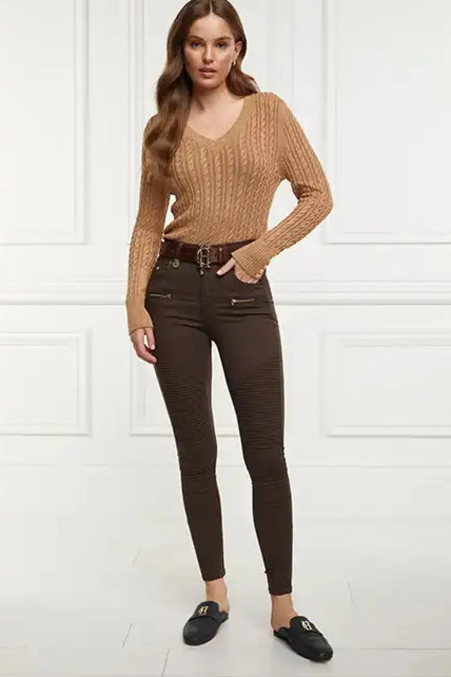 Biker Jean (Chocolate)