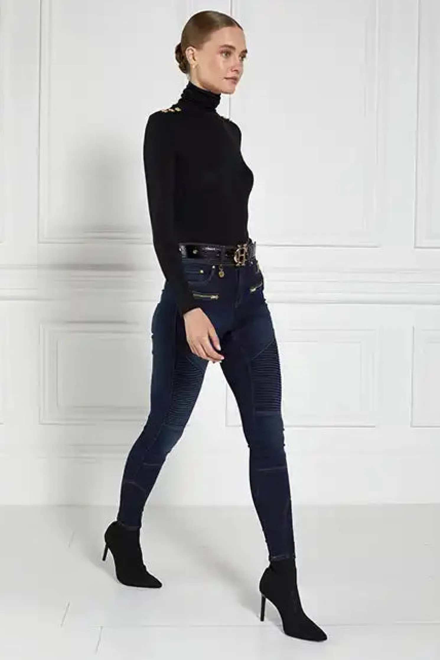 Biker Jean (Deep Indigo)