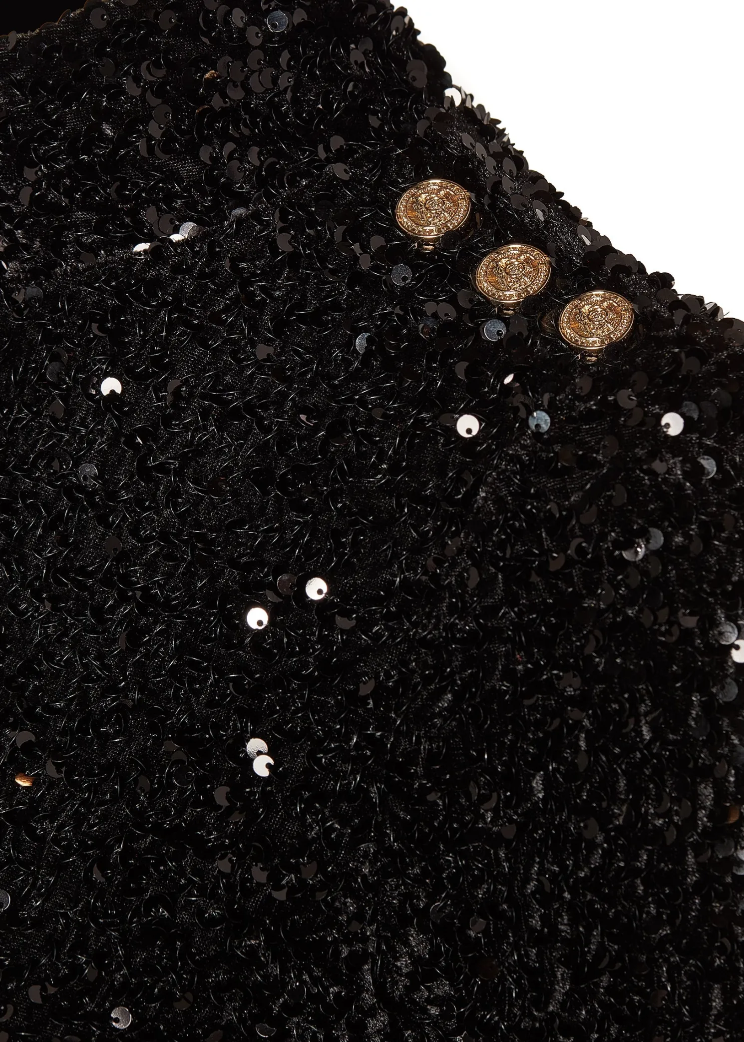 Cara Sequin Maxi Dress (Black Sequin)