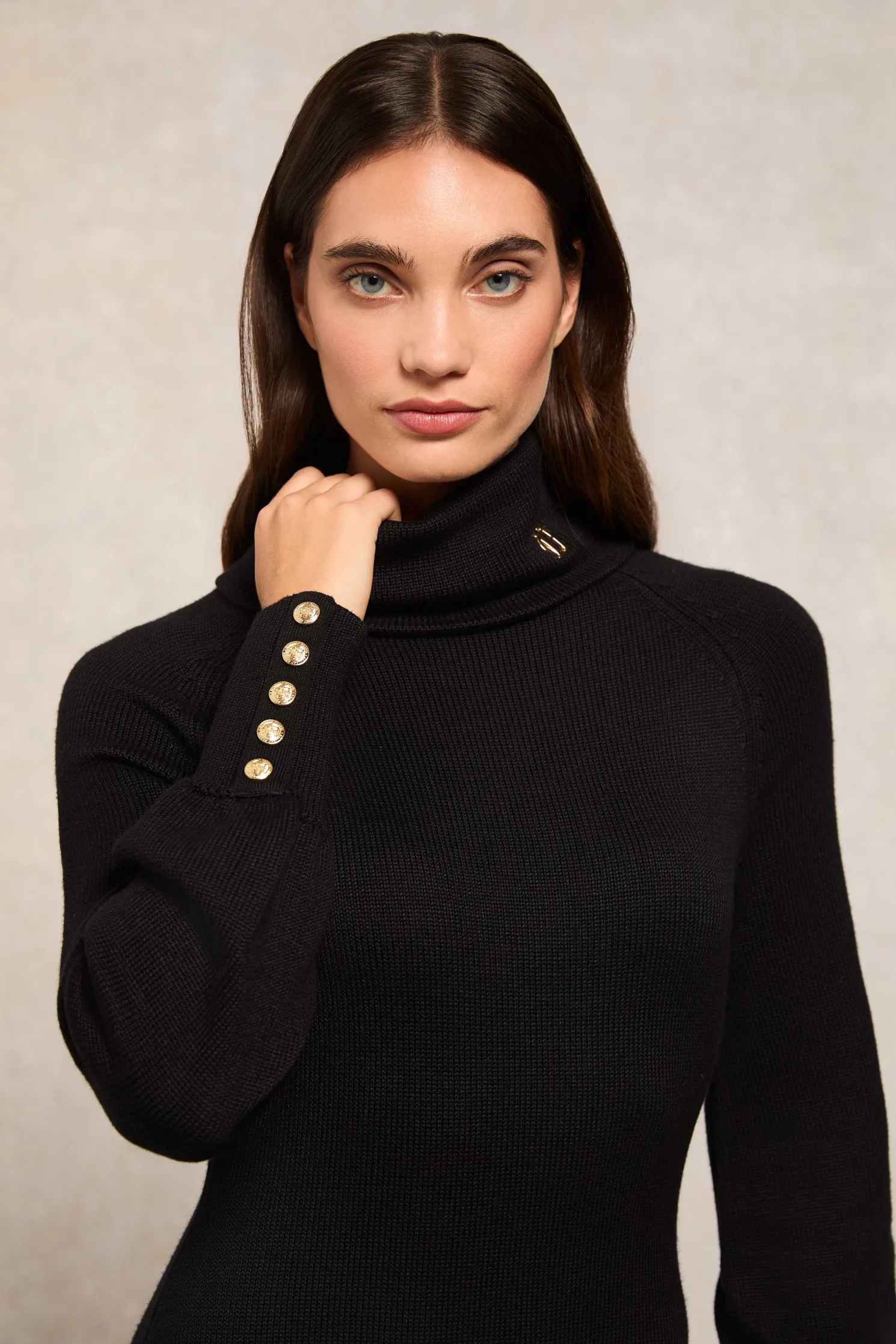 Chamonix Fit & Flare Dress (Black)