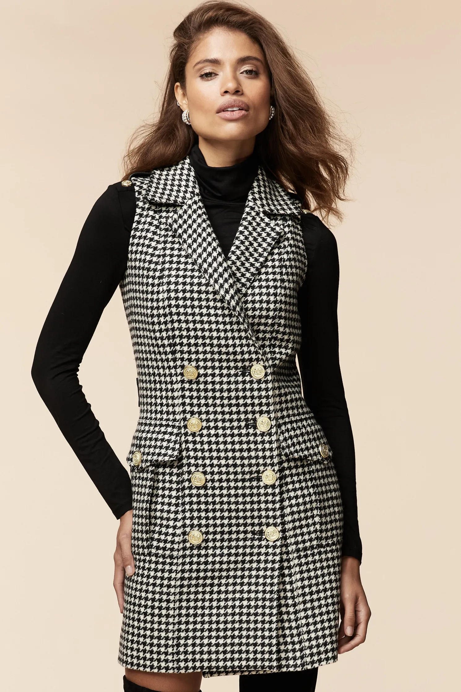 Chelsea Dress (Houndstooth)
