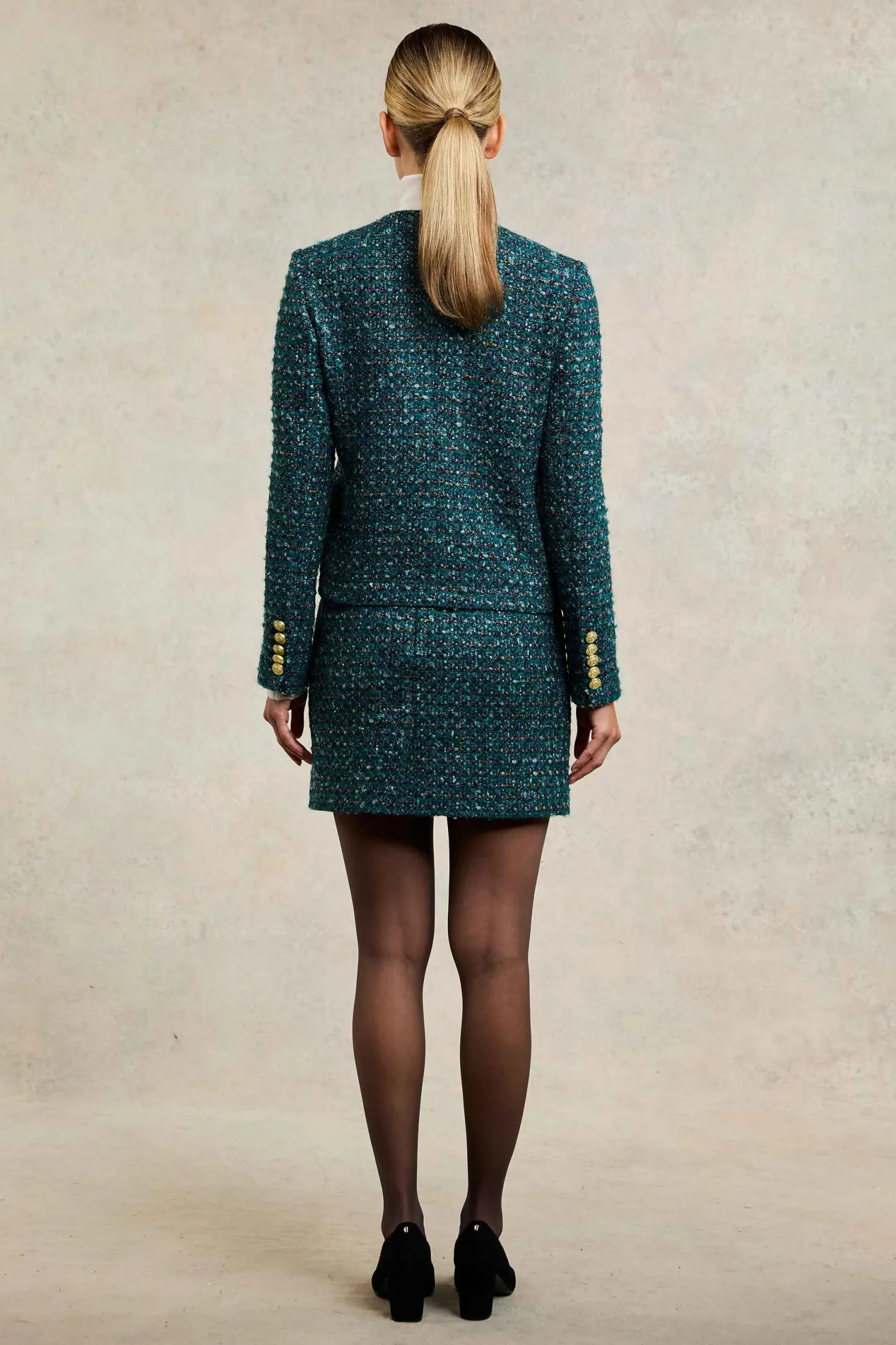 Chelsea Jacket (Emerald Boucle)