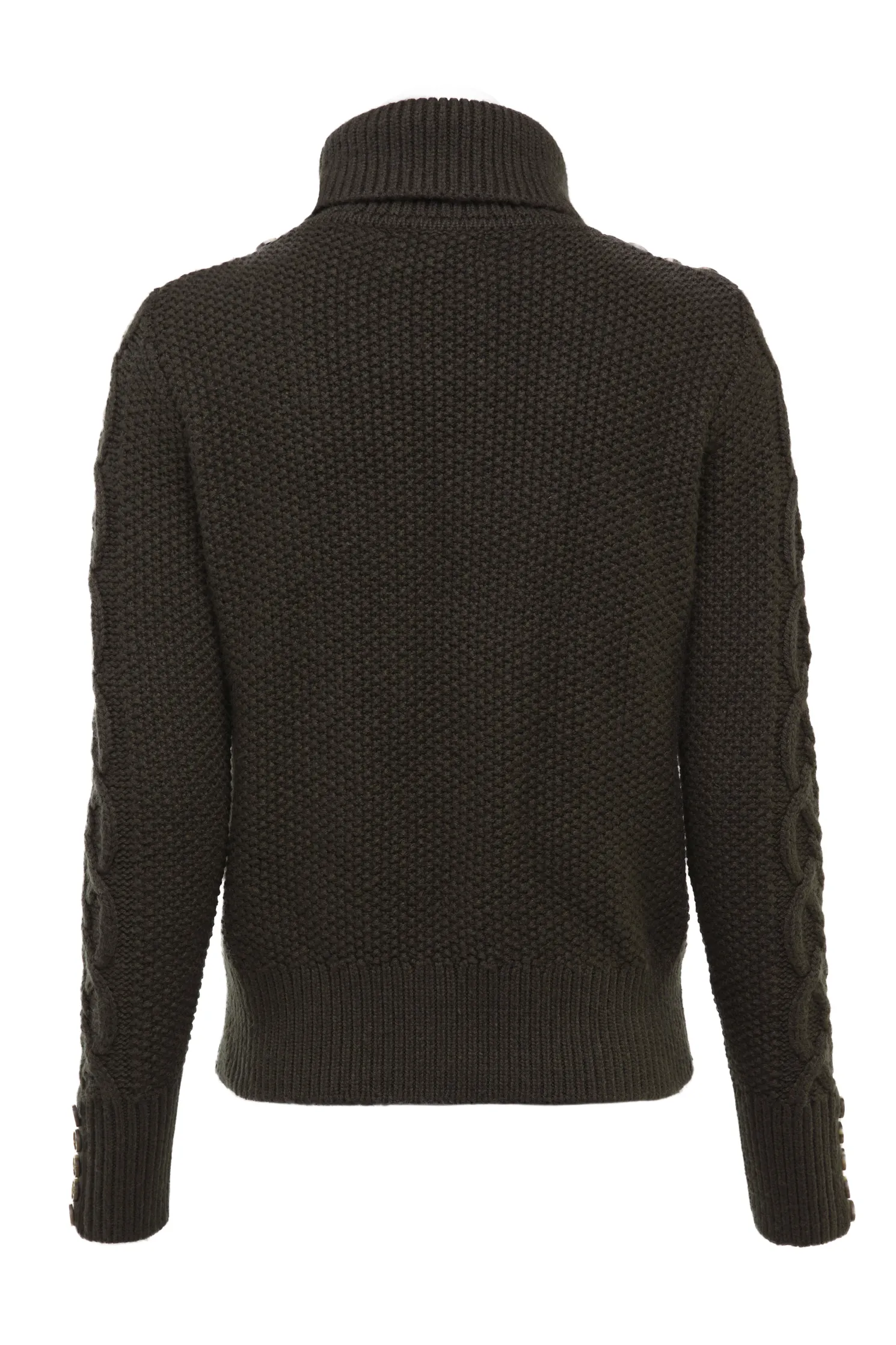 Cortina Roll Neck Knit (Fern Green)