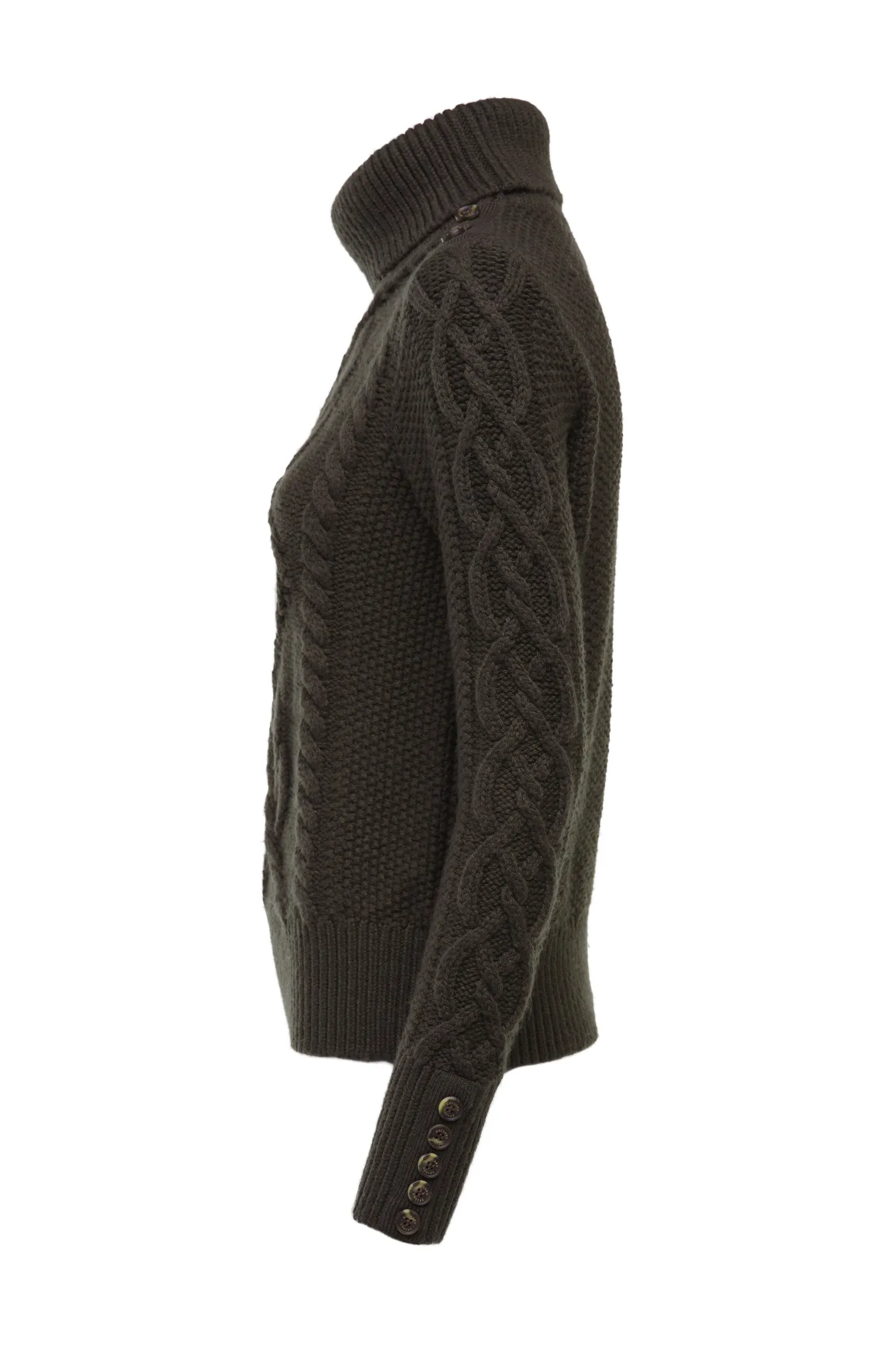 Cortina Roll Neck Knit (Fern Green)