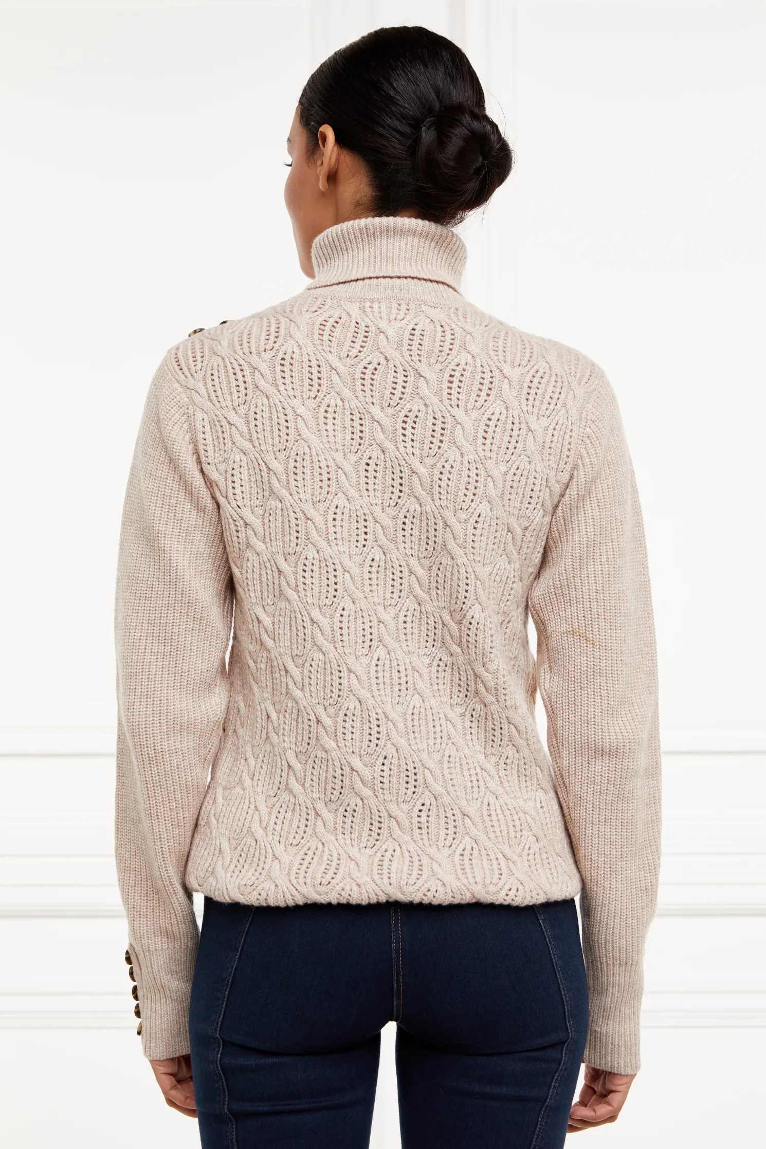 Cotswold Roll Neck Knit (Oatmeal)