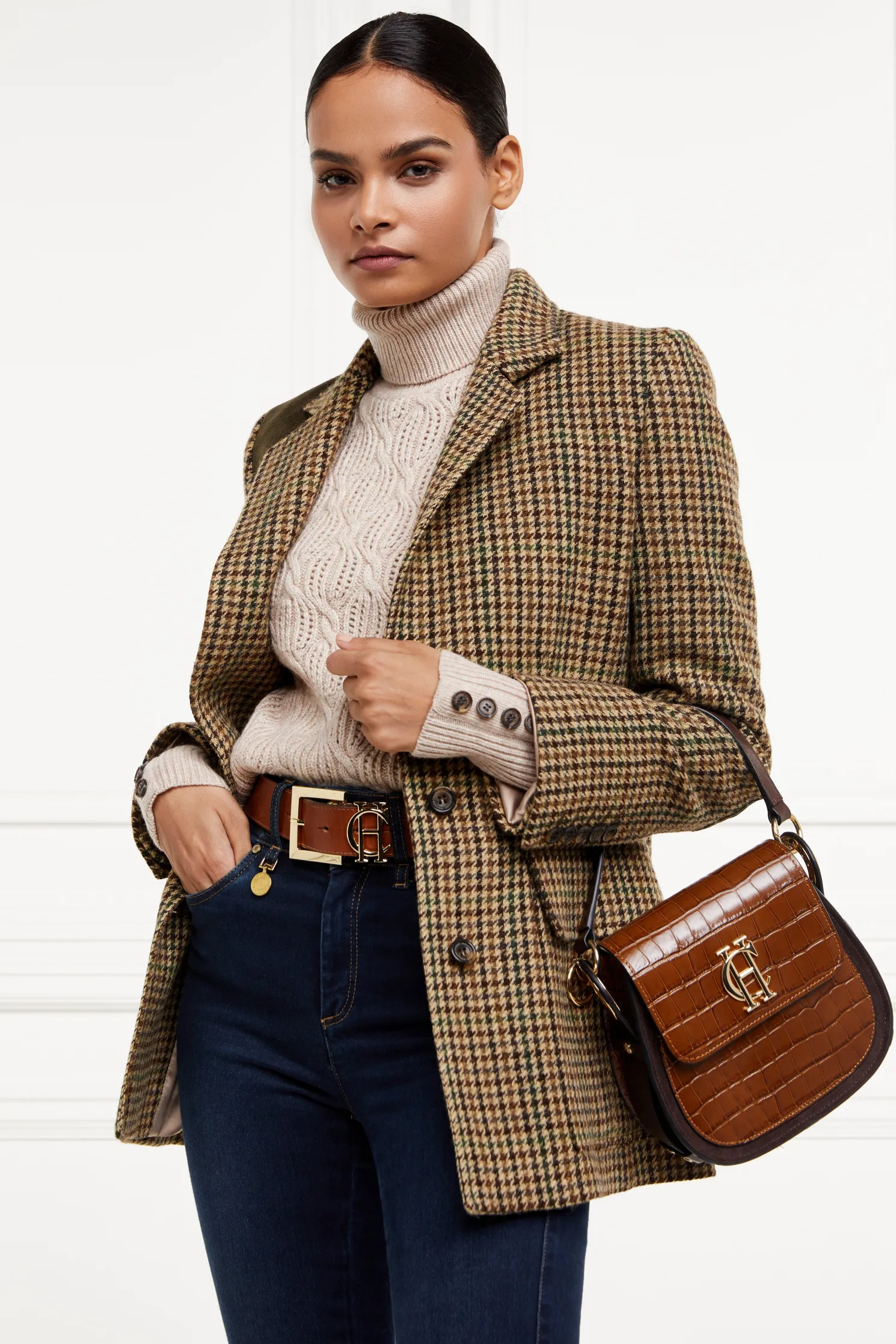 Cotswold Roll Neck Knit (Oatmeal)