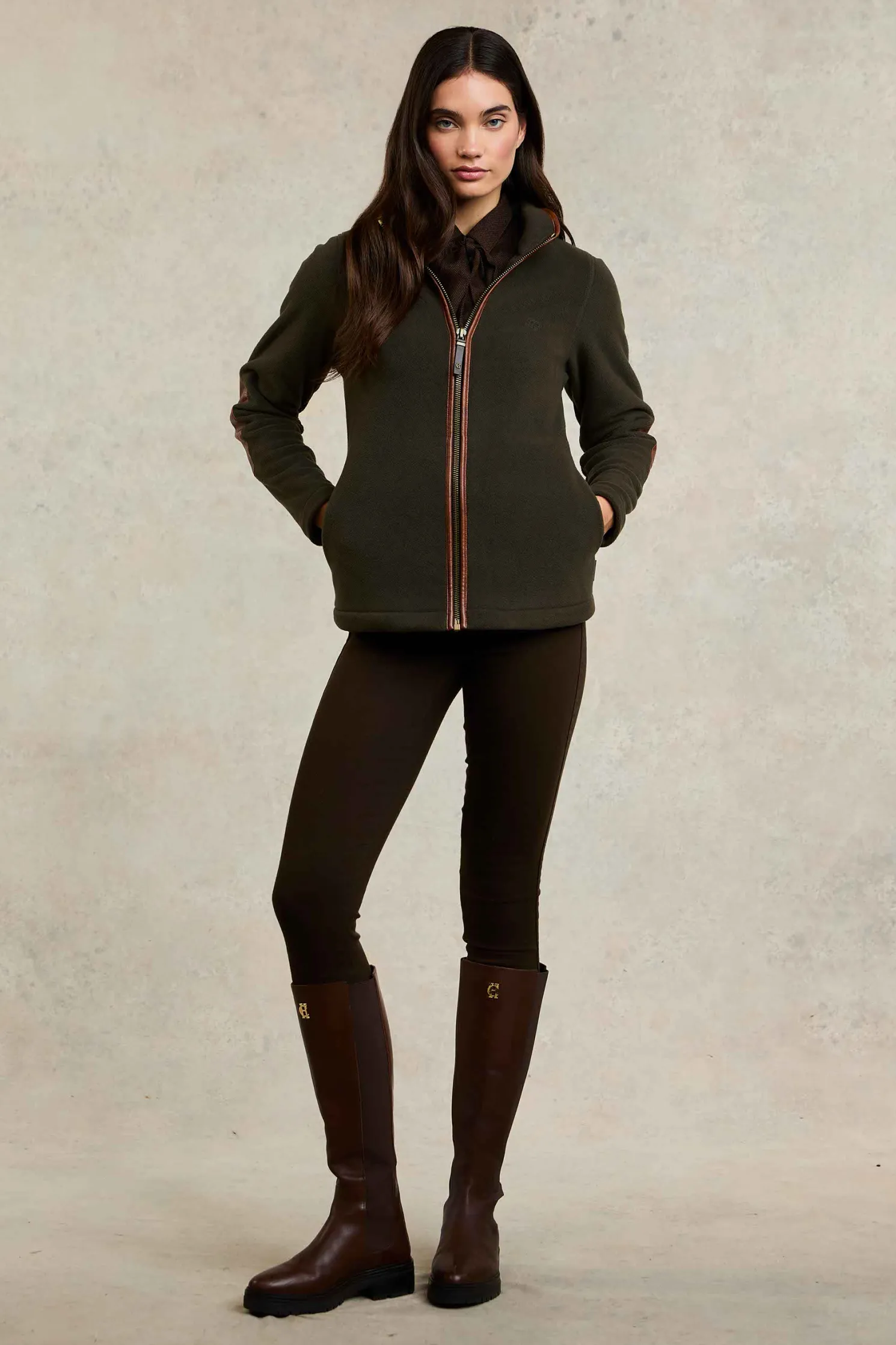 Country Fleece Jacket (Khaki)