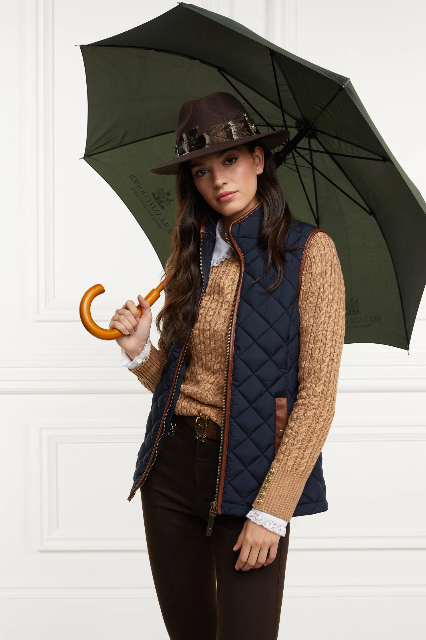 Country Quilted Gilet (Ink Navy)