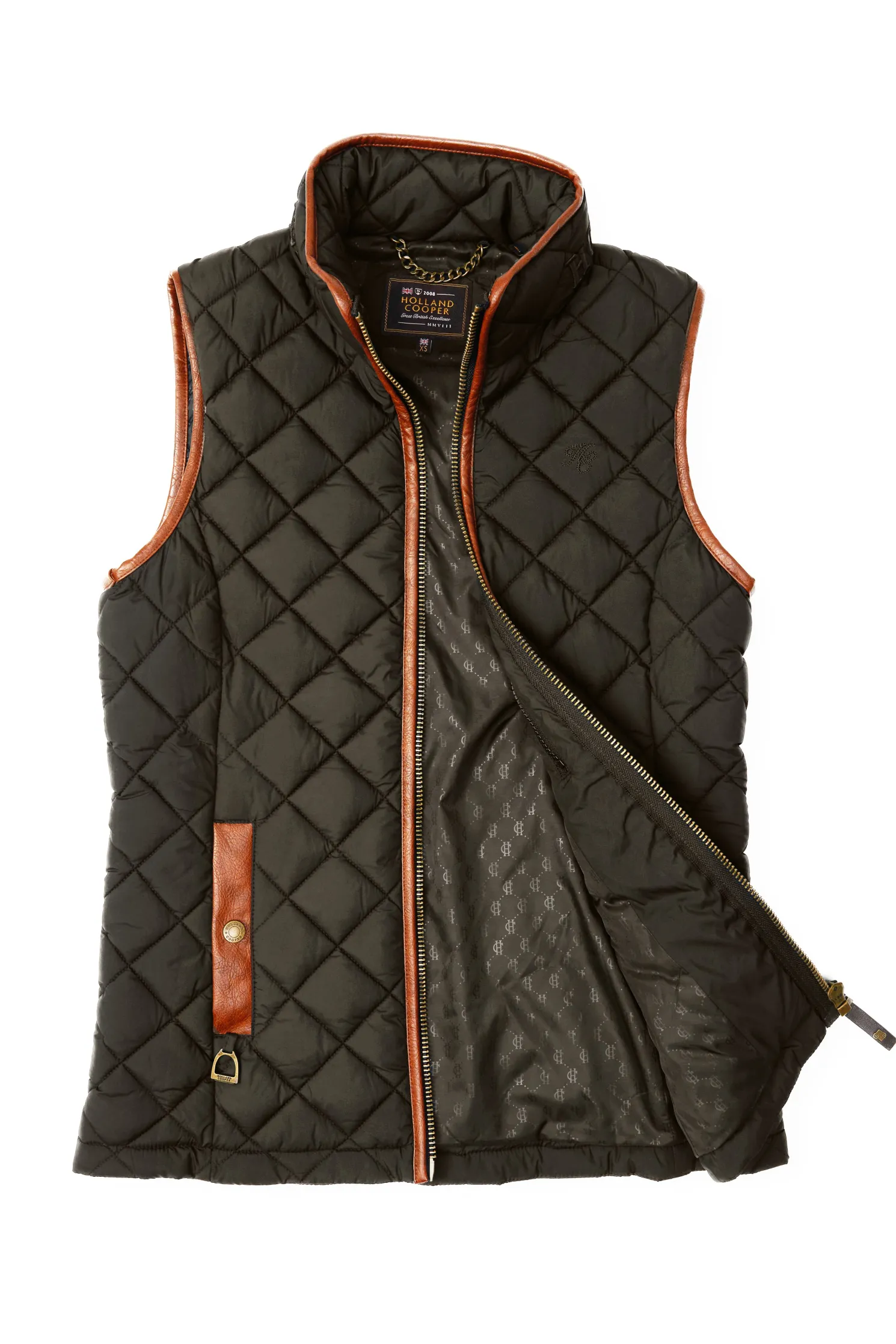 Country Quilted Gilet (Heritage Khaki)
