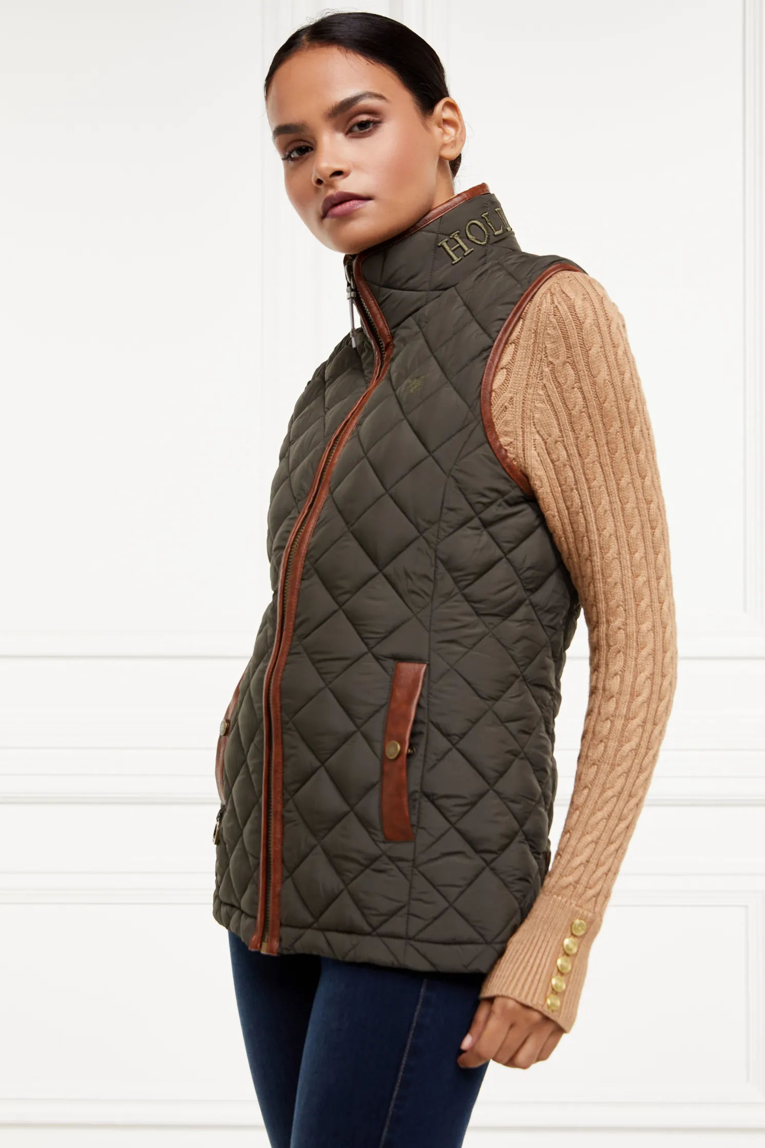 Country Quilted Gilet (Heritage Khaki)