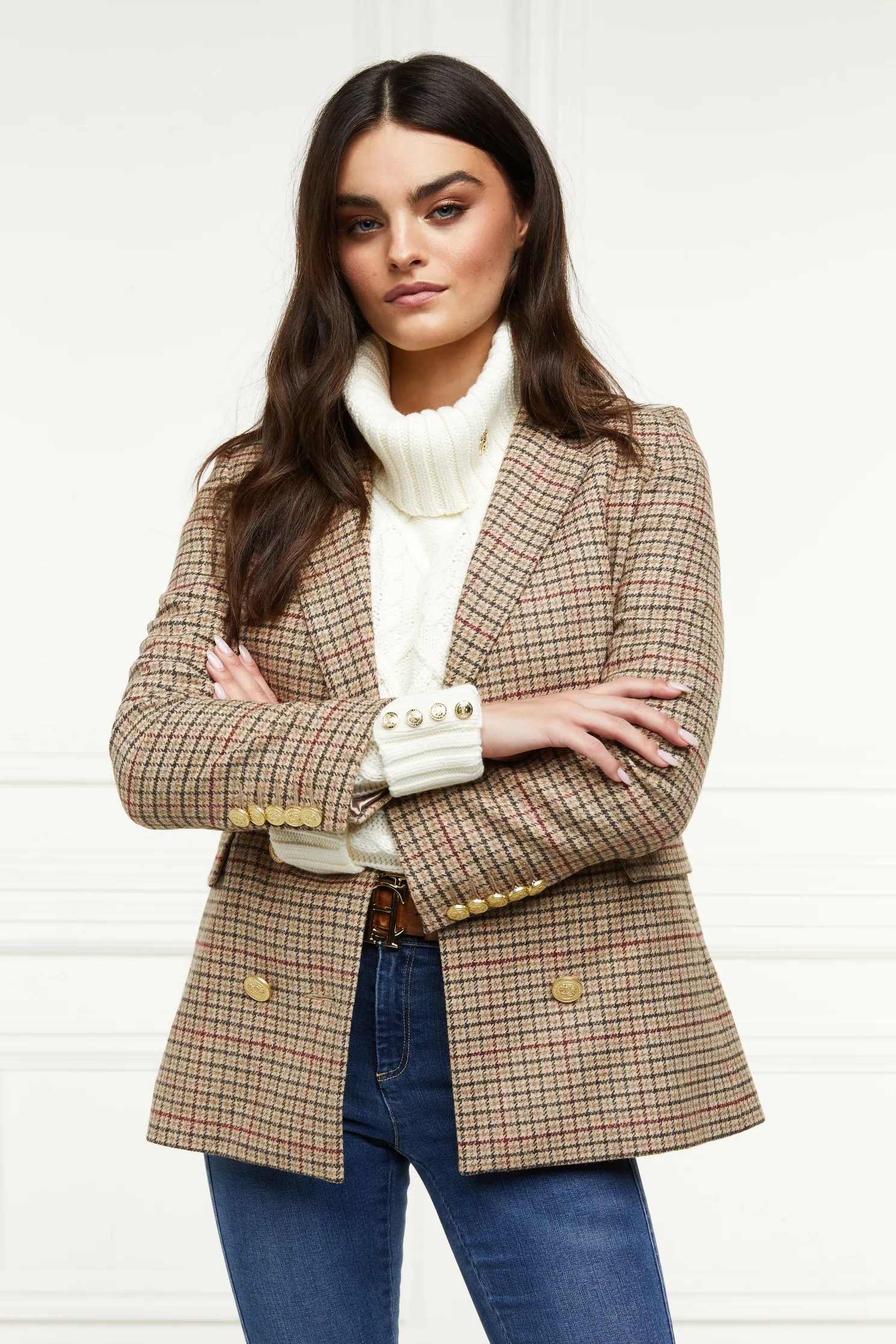 Double Breasted Blazer (Charlton Tweed)