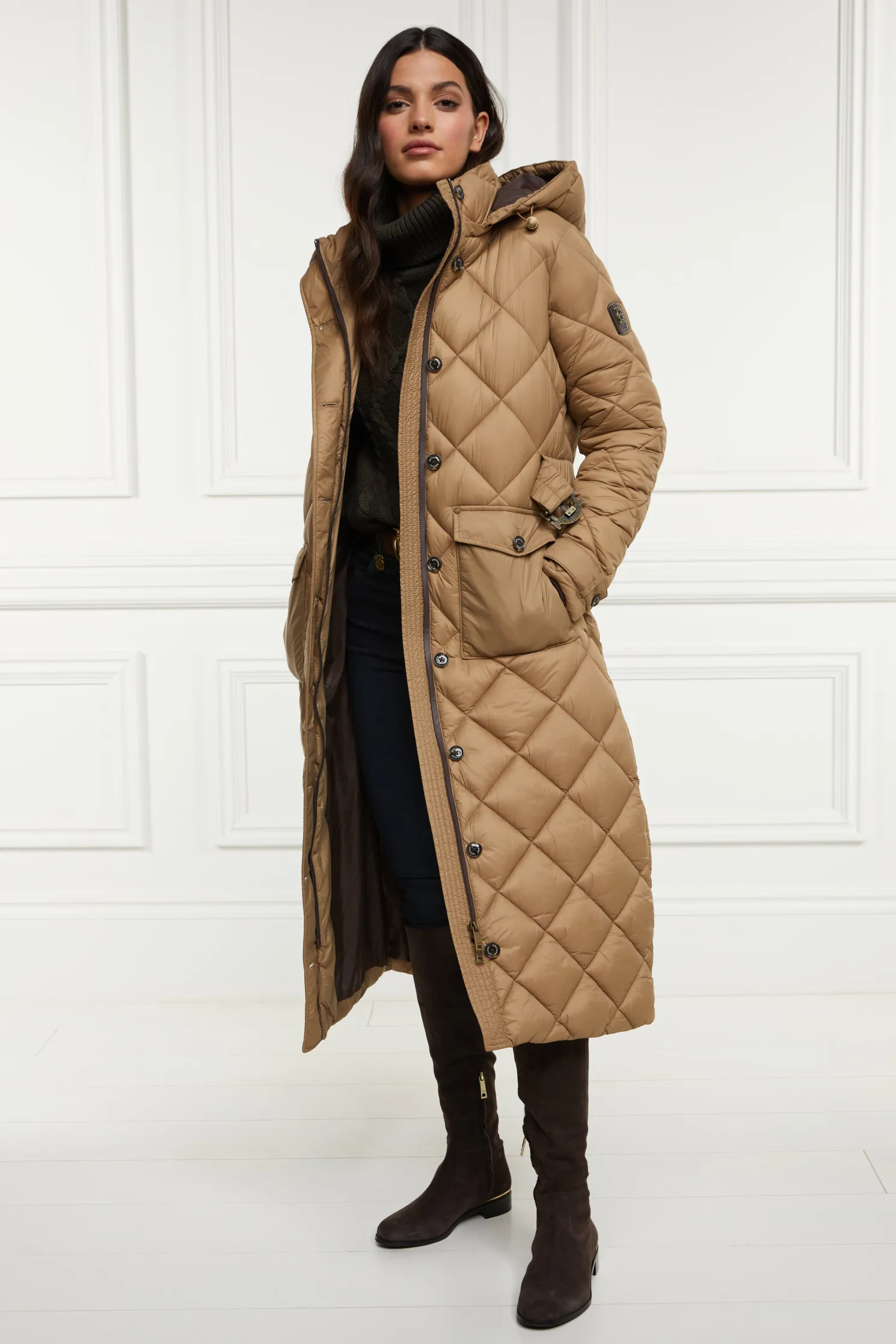 Farnham Longline Coat (Sand)