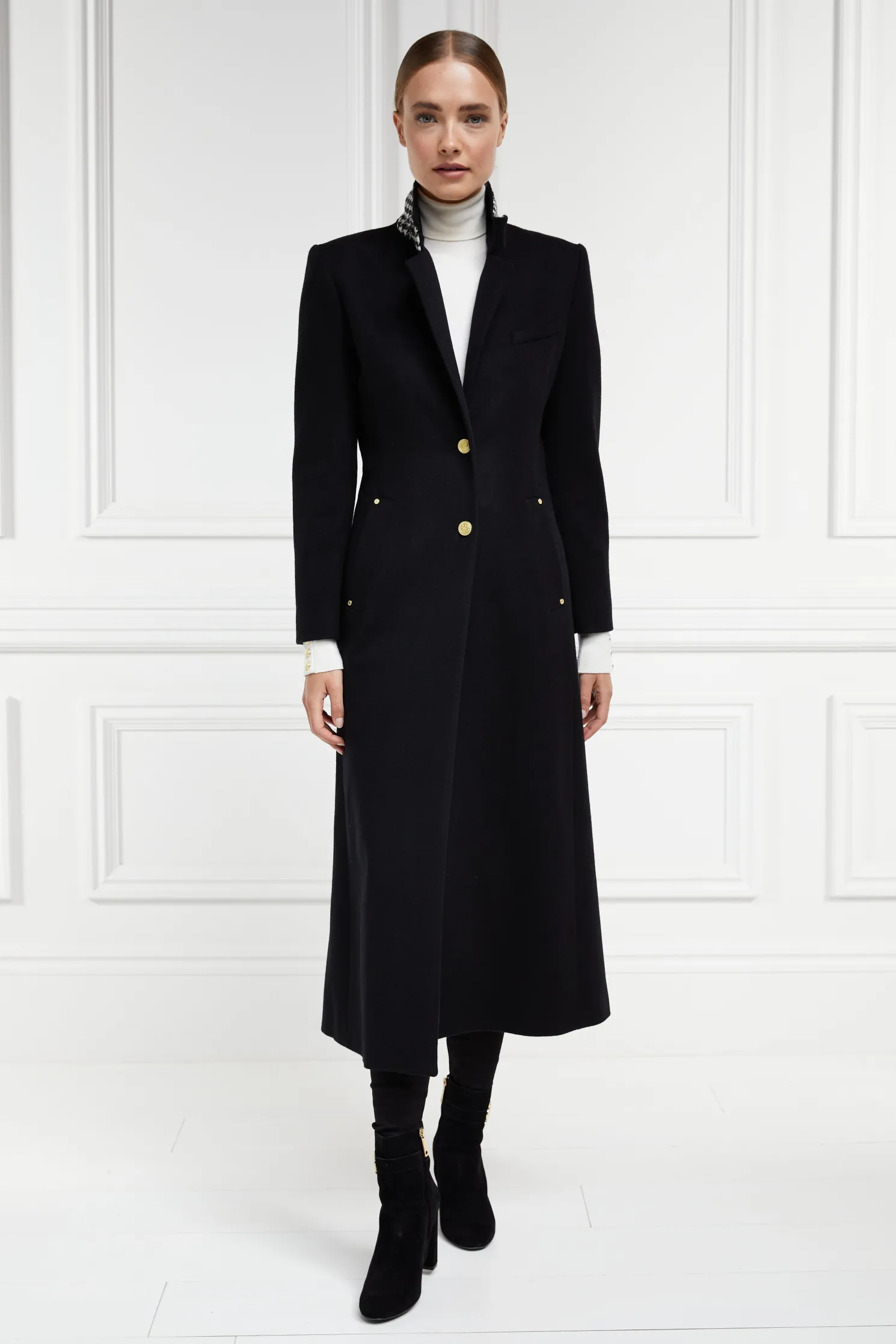 Full Length Regency Coat (Soft Black)