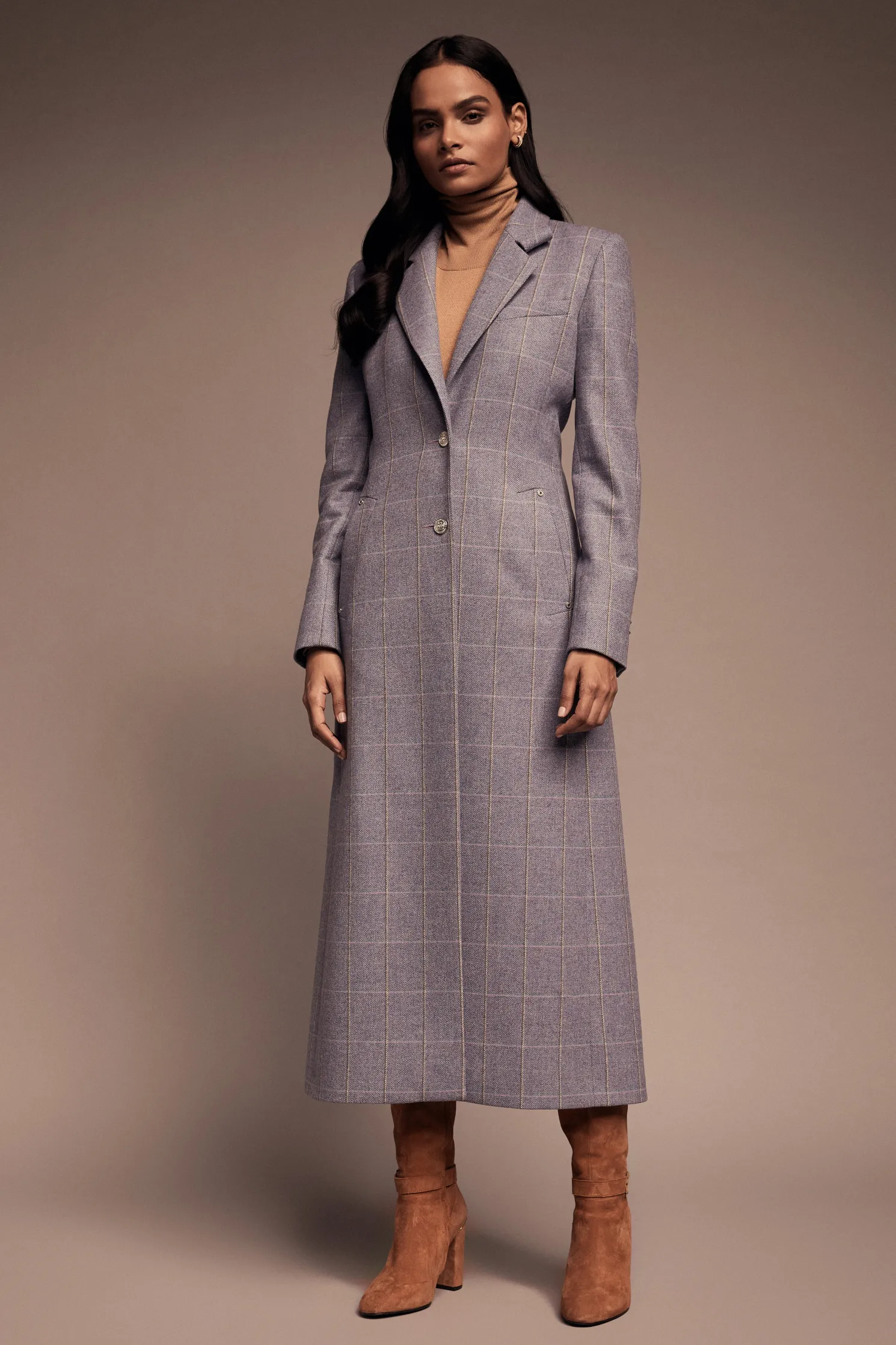 Jubilee Longline Regency Coat (Lavender)