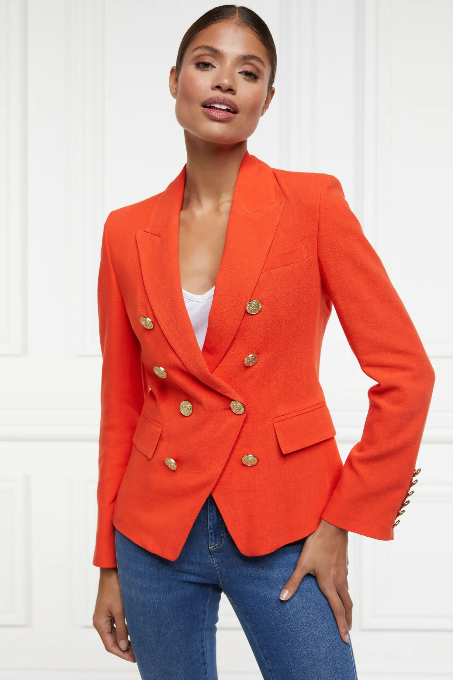 Knightsbridge Blazer (Neroli Linen)