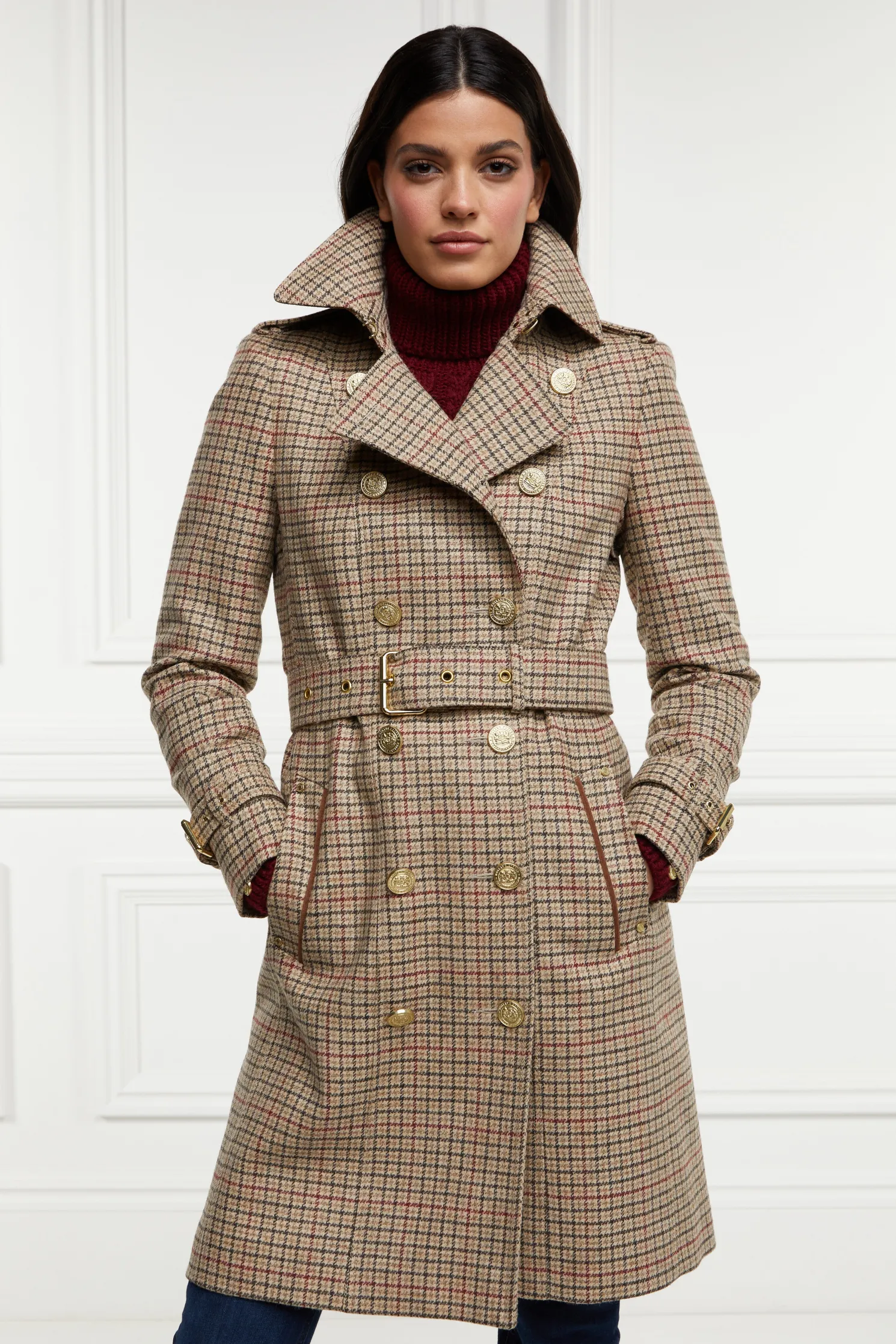 Marlborough Trench Coat (Charlton Tweed)