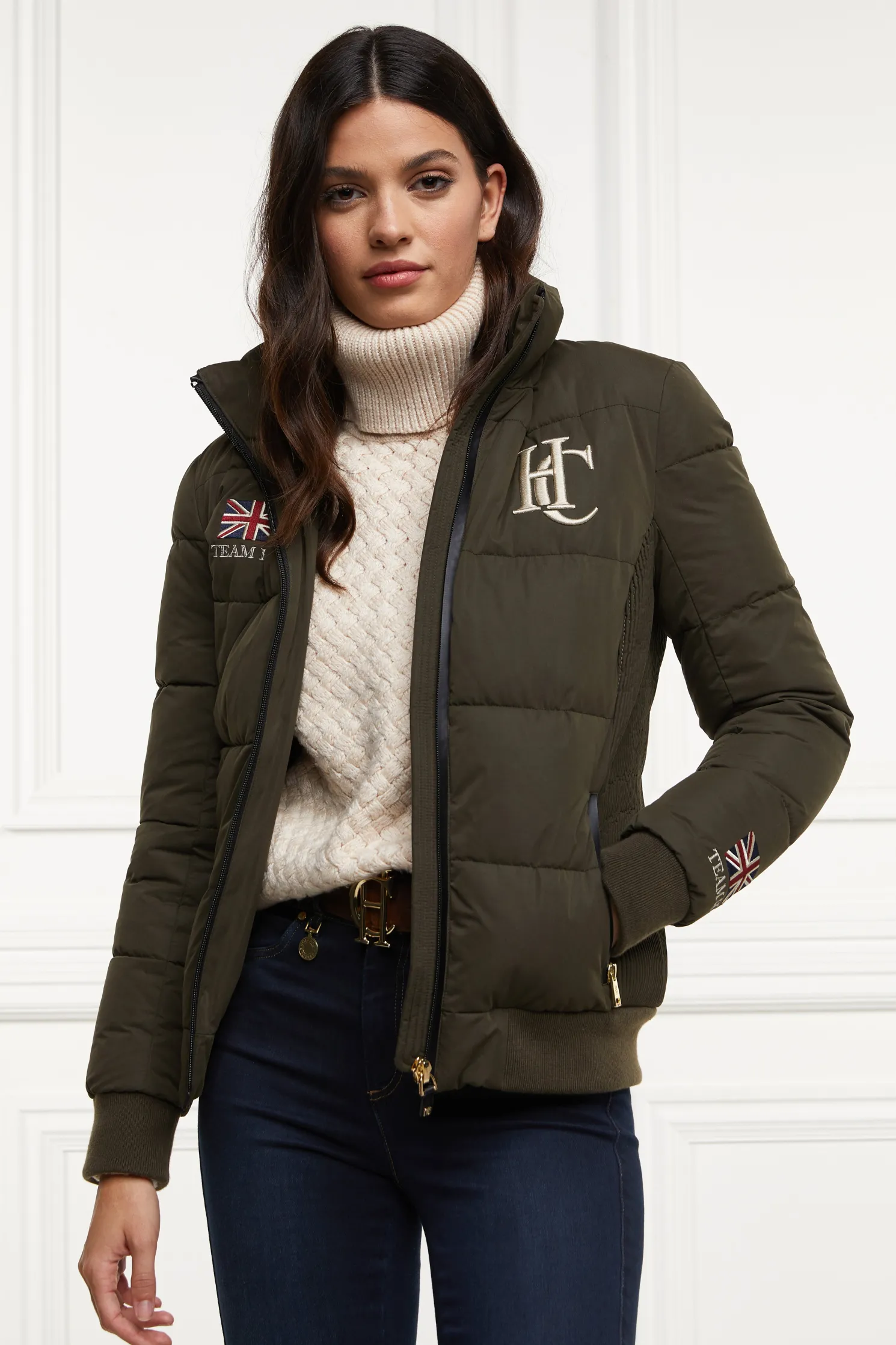 Team Padded Jacket (Khaki)