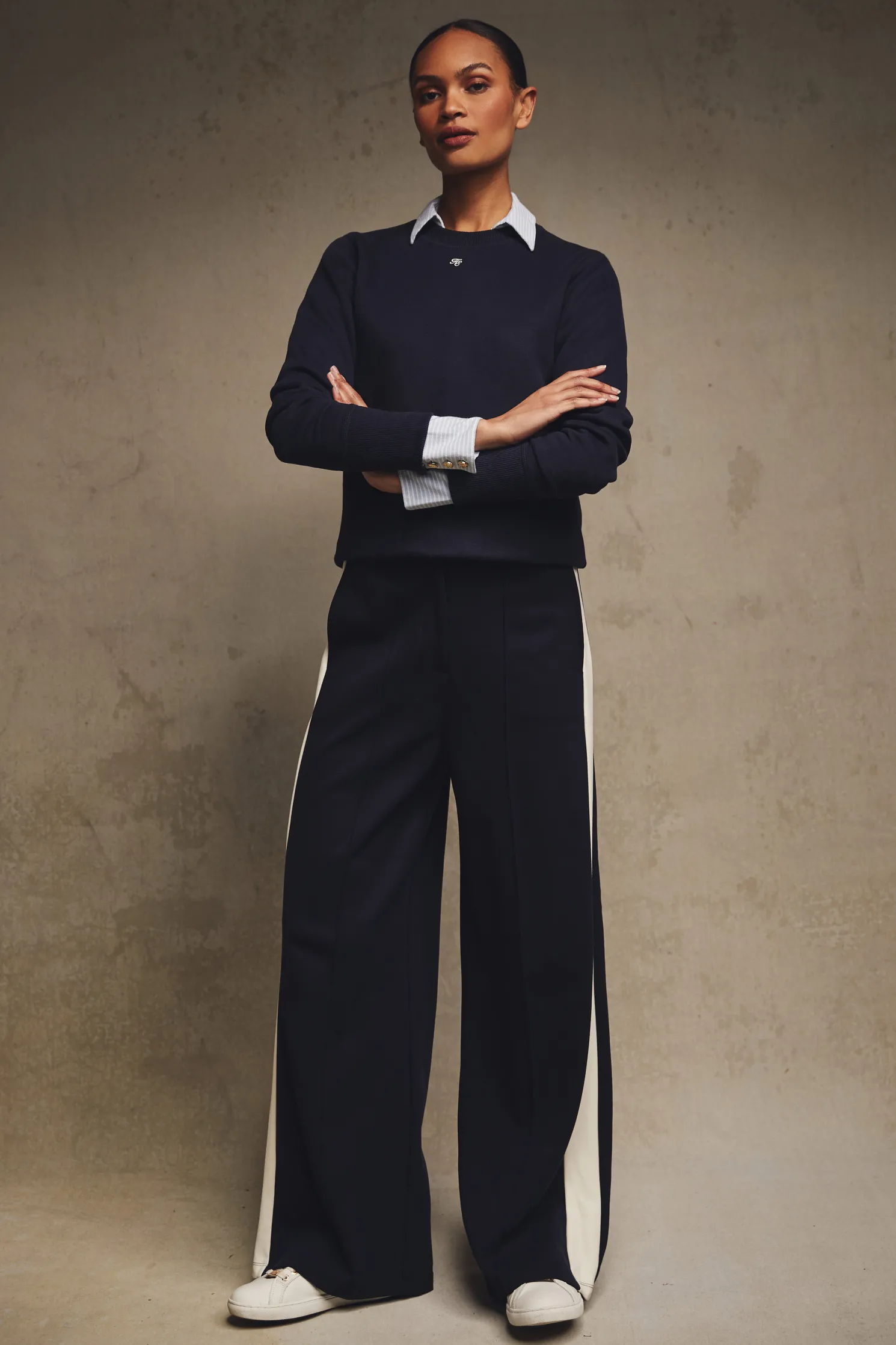 Wide Leg Pant (Ink Navy)